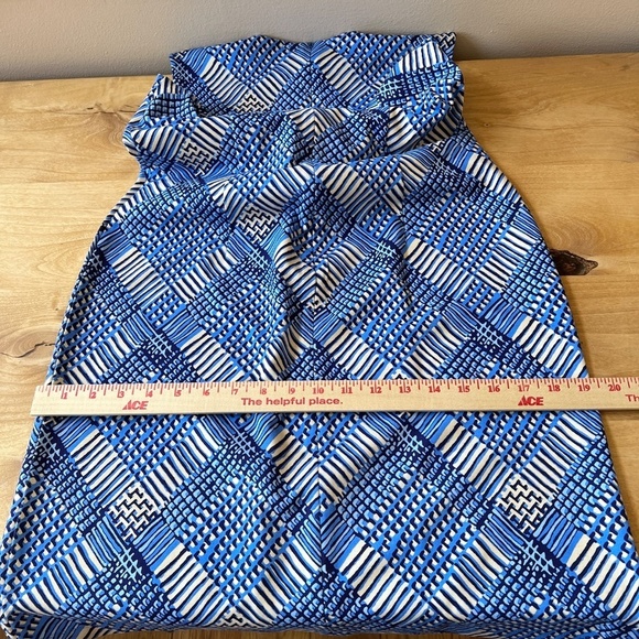 J MCLAUGHLIN DEVON DRESS M SHEATH PLAID SUMMER CASUAL OFFICE COASTAL TRAVEL - Picture 9 of 12